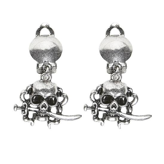 Par de Pendientes Pirata con Calaveras