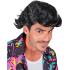 Peluca Ace Ventura para Hombre – Estilo Detective Privado Divertido