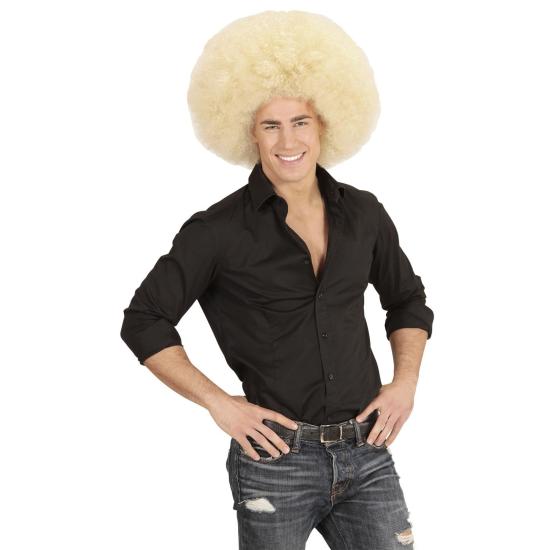 Peluca Afro Sobredimensionada color Rubia