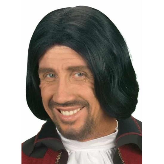 Peluca Amadeus en Negra  .