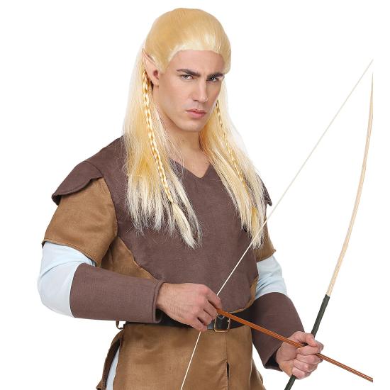 Peluca de Elfo Légolas Rubia con Trenzas