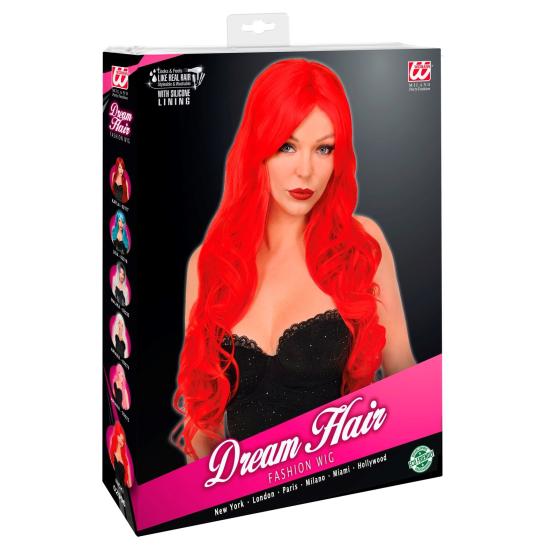 Peluca Espiral Roja Cosplay