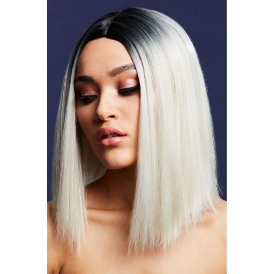 Peluca Fever Kylie mezcla de dos tonos Rubio platino Peluca Fever Kylie mezcla de dos tonos Rubio platino