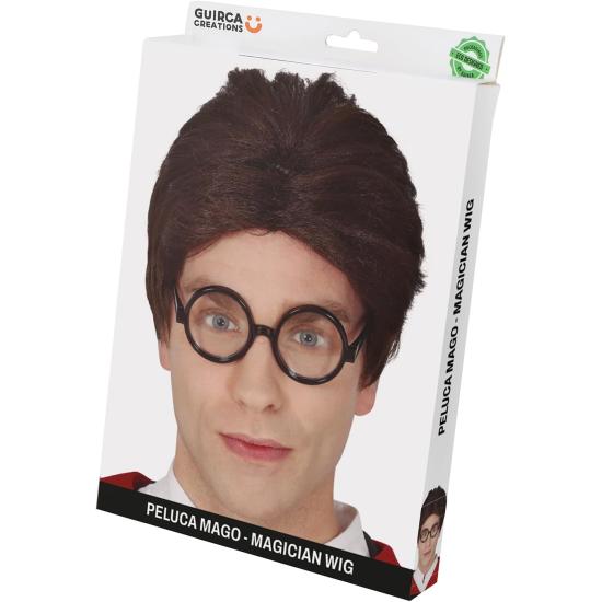 Peluca hombre manga negra Harry Potter