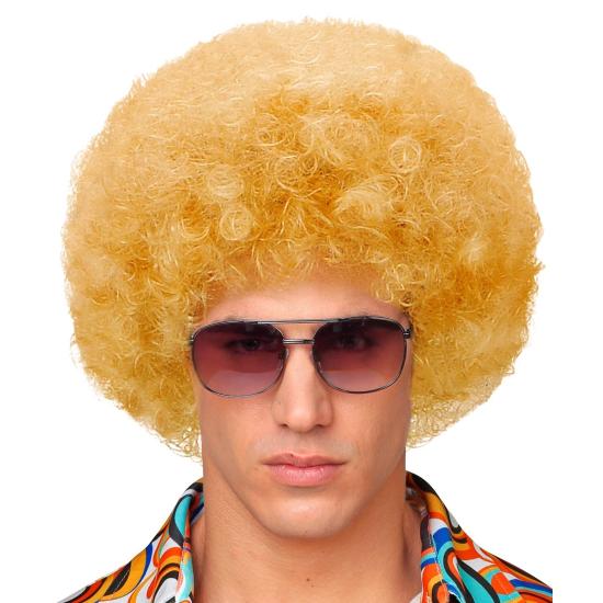 Peluca Maxi Afro Rubia extra