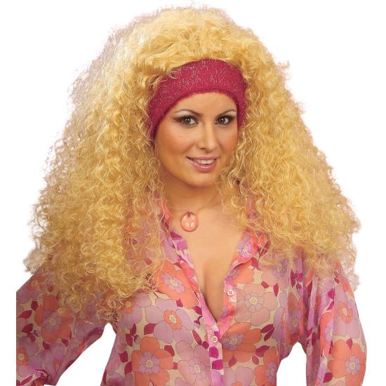 Peluca Ondulada Reina Fiesta