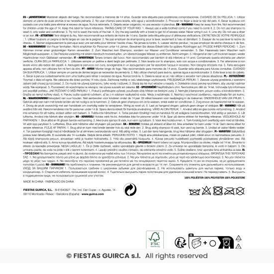 Peluca Sombrerero Loco