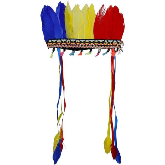 Penacho de Plumas Multicolor