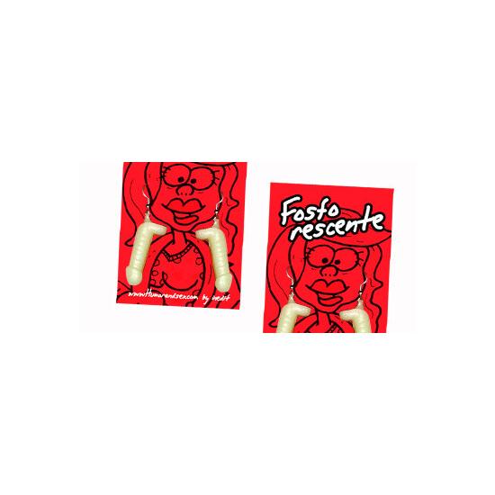 Pendientes Pene Fosforescente