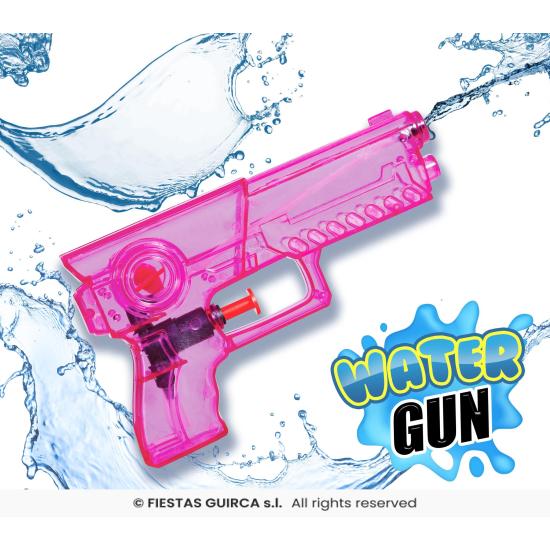 Pistola de Agua Transparente (17 cm) - Juguete para Fiestas de Verano y Graduación