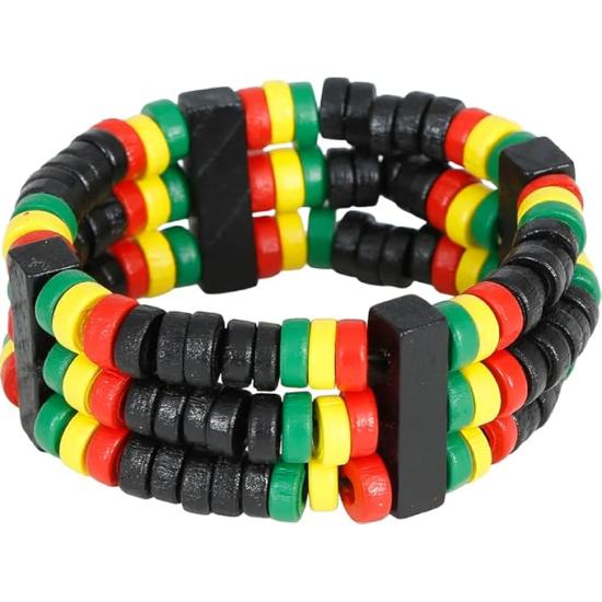 Pulsera Rasta Multicolor - Accesorio de Fiesta y Carnaval