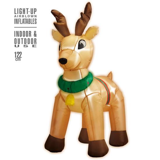 Reno Hinchable Luminoso 120 cms