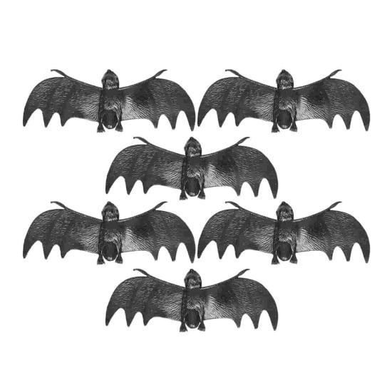 Set de 6 Murciélagos 13,5 cms.