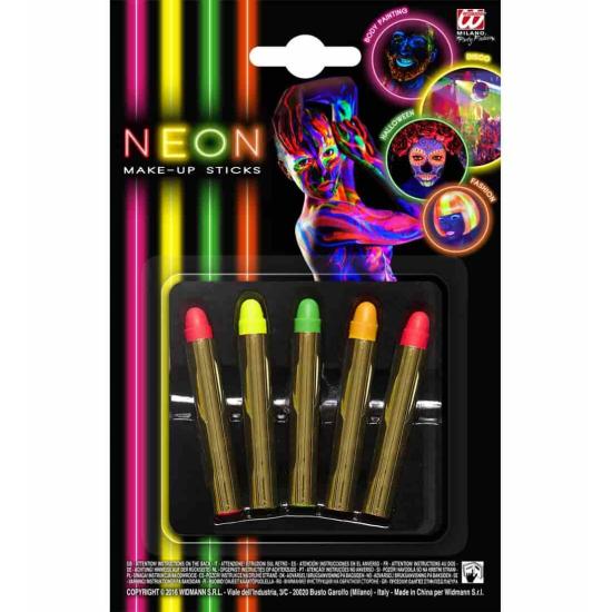 Set de Lápices Maquillaje Fluorescente Set de Lápices Maquillaje Fluorescente