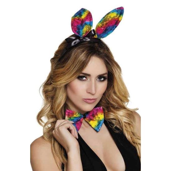Set de Orejas y Pajarita Arcoiris Set de Orejas y Pajarita Arcoiris