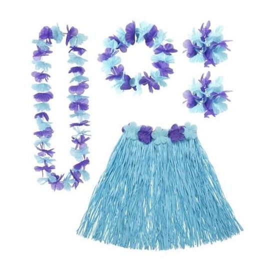 Set Hawai Azul adulta Set Hawai Azul adulta