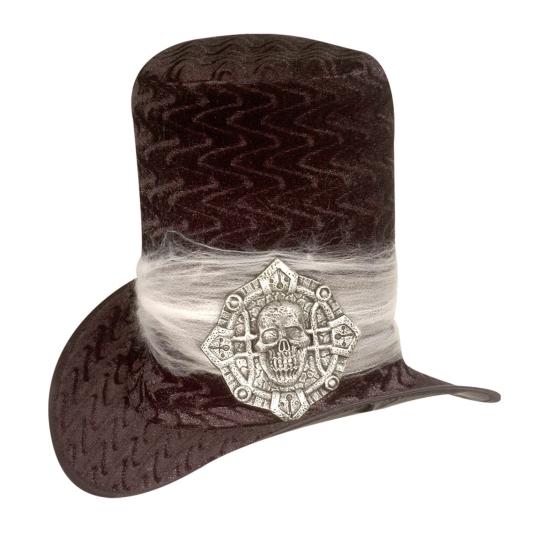 Sombrero con calavera de Terciopelo