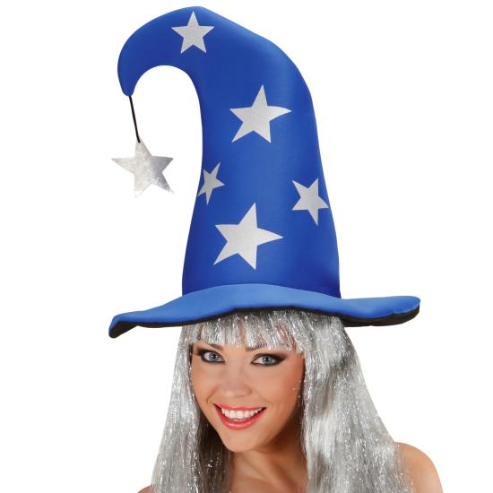 Sombrero de Mago con Estrellas para Adulto