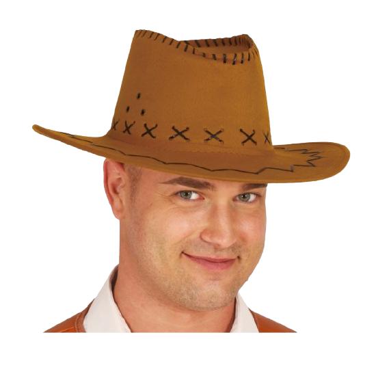 Sombrero Vaquero Agamuzado de color Marrón