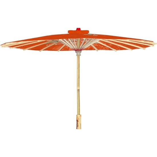 Sombrilla Japonesa Roja (82 cm) - Accesorio Oriental para Disfraces y Decoración