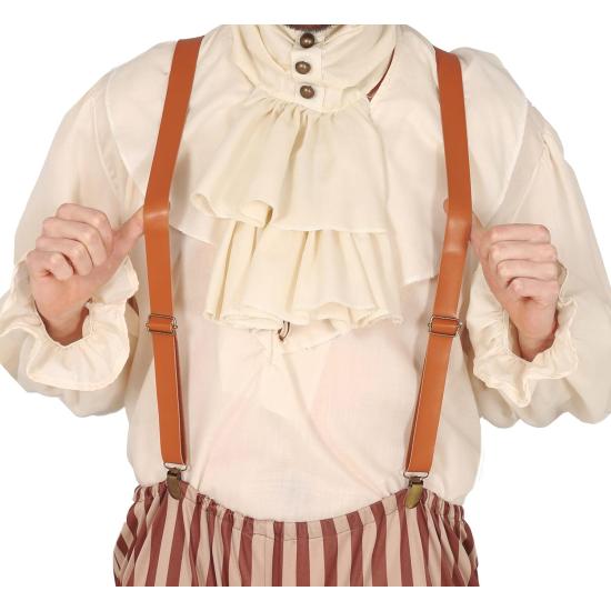 TIRANTES MARRON SIMIL PIEL CUERO