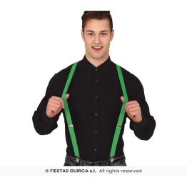 Tirantes Verdes – Accesorio para Disfraz, Carnaval y Fiestas