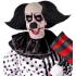 Tocado de Payaso Siniestro con Pelo Negro