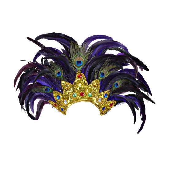 Tocado de Plumas Salvador Show Morado Tocado de Plumas Salvador Show Morado