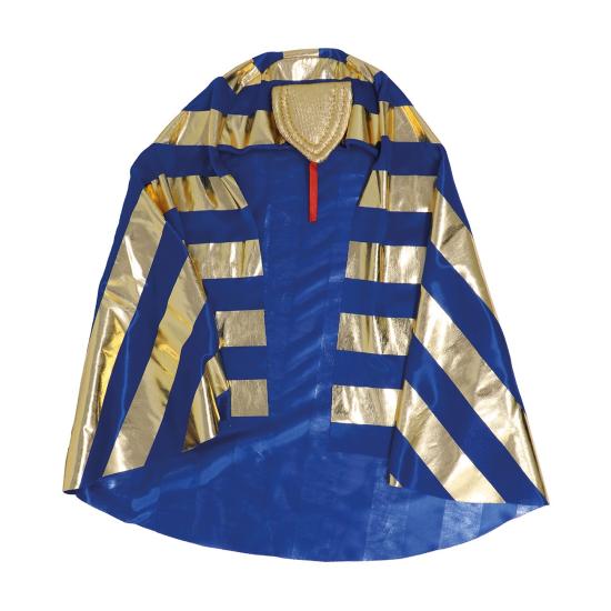 Tocado Faraon Oro Azul adulto