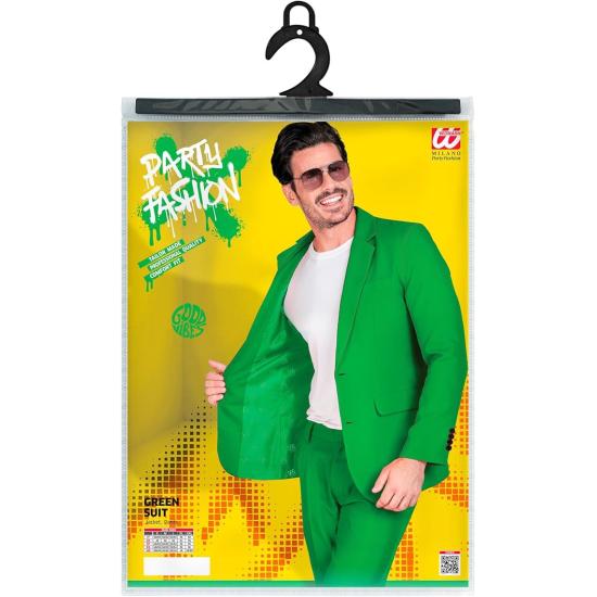 Traje de Color para Hombre, Chaqueta y pantalón, Showman, Disco Fever, Fiesta temática Casino