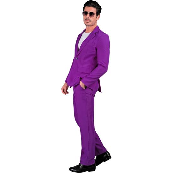 Traje de Color para Hombre, Chaqueta y pantalón, Showman, Disco Fever, Fiesta temática Casino