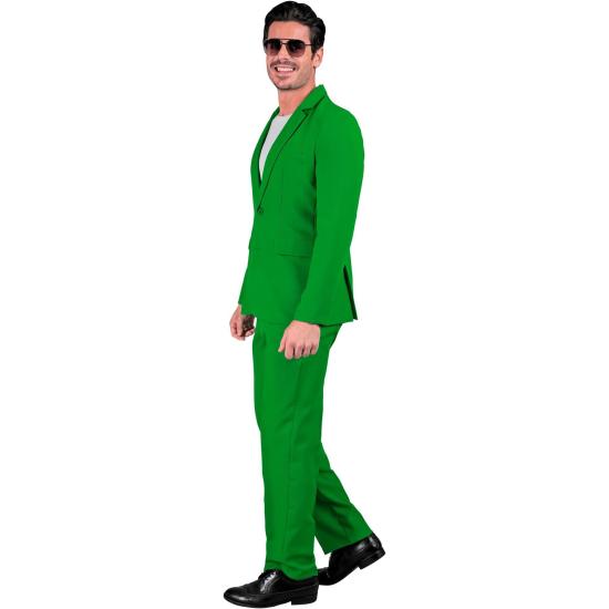 Traje de Color para Hombre, Chaqueta y pantalón, Showman, Disco Fever, Fiesta temática Casino