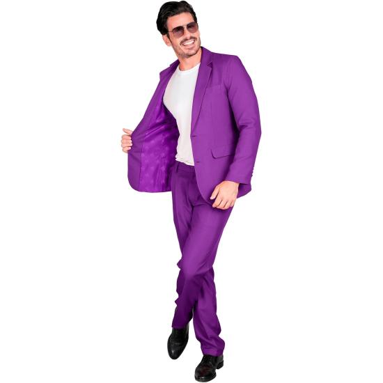 Traje de Color para Hombre, Chaqueta y pantalón, Showman, Disco Fever, Fiesta temática Casino