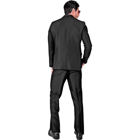 Traje de fiesta, negro, chaqueta y pantalón, showmen