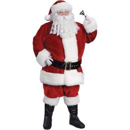 Traje de Papá Noel de peluche Regency XL