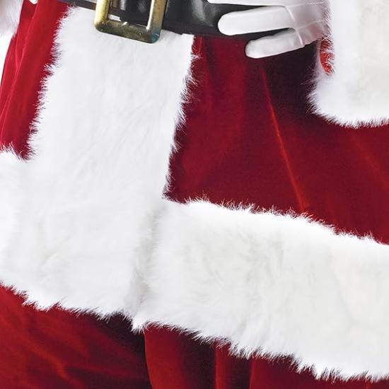 Traje de Papá Noel de terciopelo ultrafino