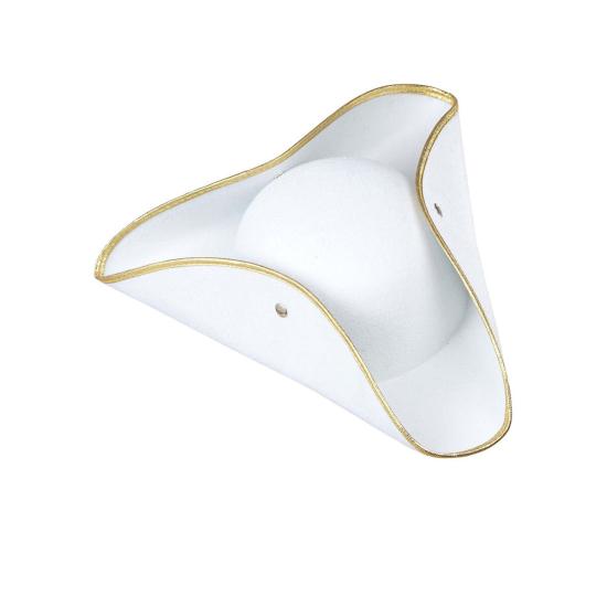 Tricornio Blanco de Época