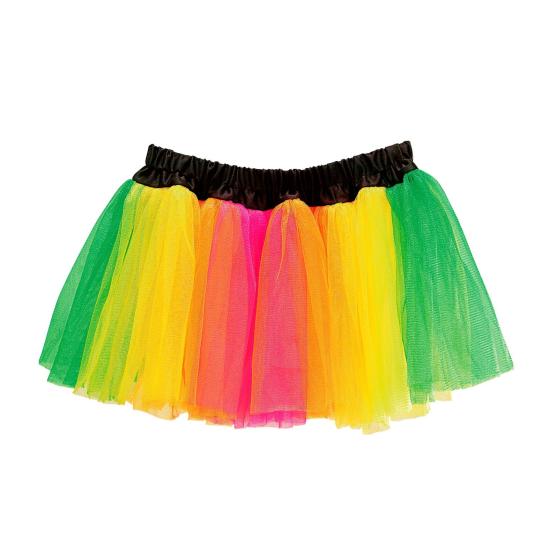 Tutú Multicolor Fluorescente Adultas Tutú Multicolor Fluorescente Adultas