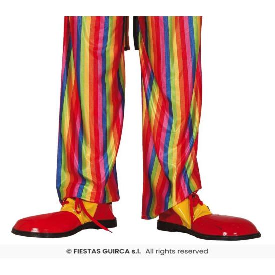 Zapatos de Payaso Rojos y Amarillos Extra